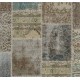 Handmade Patchwork Rug Made from Over-Dyed Vintage Carpets, CUSTOM OPTIONS Av.