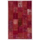 Handmade Patchwork Rug Made from Over-Dyed Vintage Carpets, CUSTOM OPTIONS Av.