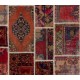 Handmade Patchwork Rug, Central Anatolian Oriental Carpet, Modern Floor Covering