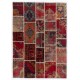 Handmade Patchwork Rug, Central Anatolian Oriental Carpet, Modern Floor Covering