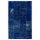 Handmade Patchwork Rug Made from Over-Dyed Vintage Carpets, CUSTOM OPTIONS Av. Handmade Patchwork Rug Made from Over-Dyed Vintage Carpets, CUSTOM OPTIONS Av.