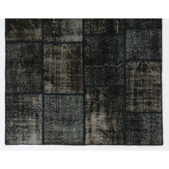 Handmade Patchwork Rug Made from Over-Dyed Vintage Carpets, CUSTOM OPTIONS Av. Handmade Patchwork Rug Made from Over-Dyed Vintage Carpets, CUSTOM OPTIONS Av.
