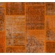 Handmade Patchwork Rug Made from Over-Dyed Vintage Carpets, CUSTOM OPTIONS Av.