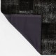 Handmade Black Patchwork Rug for Living Room, Bedroom and Dining Room | Modern Overdyed Turkish Wool Carpet Handmade Black Patchwork Rug for Living Room, Bedroom and Dining Room | Modern Overdyed Turkish Wool Carpet