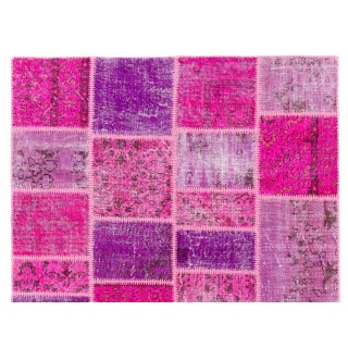 Handmade Patchwork Rug Made from Over-Dyed Vintage Carpets, CUSTOM OPTIONS Av. Handmade Patchwork Rug Made from Over-Dyed Vintage Carpets, CUSTOM OPTIONS Av.