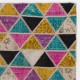Modern Geometric Triangle Pattern Colorful Patchwork Rug | Hand-Knotted Turkish Wool Carpet Modern Geometric Triangle Pattern Colorful Patchwork Rug | Hand-Knotted Turkish Wool Carpet