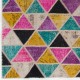 Modern Geometric Triangle Pattern Colorful Patchwork Rug | Hand-Knotted Turkish Wool Carpet Modern Geometric Triangle Pattern Colorful Patchwork Rug | Hand-Knotted Turkish Wool Carpet