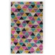 Vintage Patchwork Rug with Unlimited Triangles Design, CUSTOM OPTIONS AVAILABLE