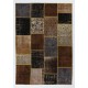 Handmade Patchwork Rug Made from Over-Dyed Vintage Carpets, CUSTOM OPTIONS Av.