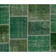 Handmade Patchwork Rug Made from Over-Dyed Vintage Carpets, CUSTOM OPTIONS Av. Handmade Patchwork Rug Made from Over-Dyed Vintage Carpets, CUSTOM OPTIONS Av.