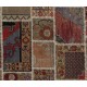 Handmade Patchwork Rug, Authentic Vintage Turkish Carpet