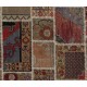 Handmade Patchwork Rug, Authentic Vintage Turkish Carpet