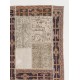 Vintage Beige and Brown Patchwork Rug | Handmade Turkish Carpet for Bedroom, Living Room and Dining Room Vintage Beige and Brown Patchwork Rug | Handmade Turkish Carpet for Bedroom, Living Room and Dining Room