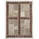 Contemporary Patchwork Rug. Handmade Turkish Carpet for Kitchen, Bedroom and Living Room Decor