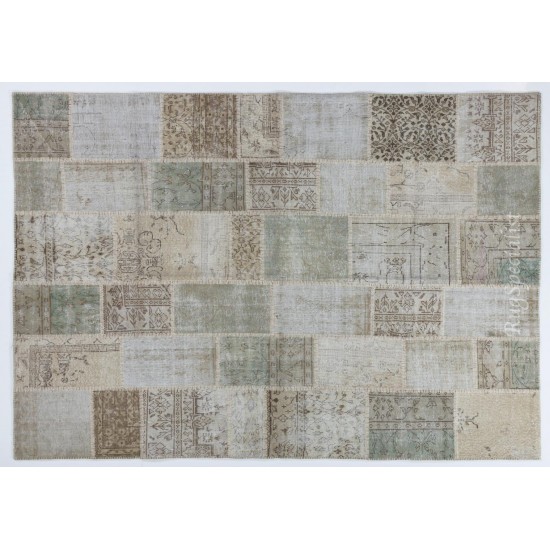 Handmade Patchwork Rug Made from Vintage Carpets, CUSTOM OPTIONS Av. Handmade Patchwork Rug Made from Vintage Carpets, CUSTOM OPTIONS Av.