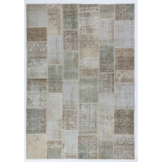 Handmade Patchwork Rug Made from Vintage Carpets, CUSTOM OPTIONS Av. Handmade Patchwork Rug Made from Vintage Carpets, CUSTOM OPTIONS Av.