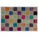 Multicolor Handmade Patchwork Rug from Turkey, Modern Home and Office Decor Carpet, Woolen Floor Covering