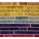 Colorful Handmade Patchwork Rug, Rainbow Turkish Carpet, Modern Home Decor Area Rug