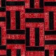 Contemporary Red and Black Patchwork Rug | Hand-Knotted Turkish Overdyed Wool Carpet Contemporary Red and Black Patchwork Rug | Hand-Knotted Turkish Overdyed Wool Carpet