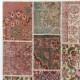 Traditional Hand-Knotted Wool Patchwork Rug | Vintage Turkish Carpet Traditional Hand-Knotted Wool Patchwork Rug | Vintage Turkish Carpet