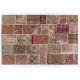 Handmade Patchwork Rug For Modern Interiors, Contemporary Turkish Carpet