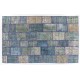 Handmade Patchwork Rug Made from Over-Dyed Vintage Carpets, CUSTOM OPTIONS Av.