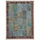 Handmade Patchwork Rug Made from Over-Dyed Vintage Carpets, CUSTOM OPTIONS Av.