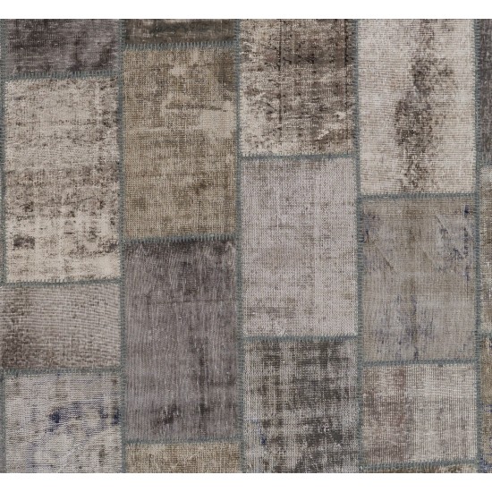 Handmade Patchwork Rug Made from Over-Dyed Vintage Carpets, CUSTOM OPTIONS Av. Handmade Patchwork Rug Made from Over-Dyed Vintage Carpets, CUSTOM OPTIONS Av.