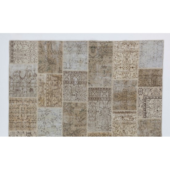 Handmade Patchwork Rug Made from Vintage Carpets, CUSTOM OPTIONS Av. Handmade Patchwork Rug Made from Vintage Carpets, CUSTOM OPTIONS Av.