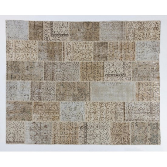 Handmade Patchwork Rug Made from Vintage Carpets, CUSTOM OPTIONS Av. Handmade Patchwork Rug Made from Vintage Carpets, CUSTOM OPTIONS Av.