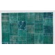 Handmade Patchwork Rug Made from Over-Dyed Vintage Carpets, CUSTOM OPTIONS Av. Handmade Patchwork Rug Made from Over-Dyed Vintage Carpets, CUSTOM OPTIONS Av.
