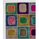 Bohemian Colorful Geometric Patchwork Rug | Hand-Knotted Turkish Wool Carpet for Modern Living Room Bohemian Colorful Geometric Patchwork Rug | Hand-Knotted Turkish Wool Carpet for Modern Living Room