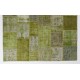 Handmade Patchwork Rug Made from Over-Dyed Vintage Carpets, CUSTOM OPTIONS Av.