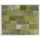 Handmade Patchwork Rug Made from Over-Dyed Vintage Carpets, CUSTOM OPTIONS Av.