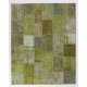 Handmade Patchwork Rug Made from Over-Dyed Vintage Carpets, CUSTOM OPTIONS Av.