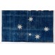 Handmade Blue Patchwork Rug with Australian Flag Design