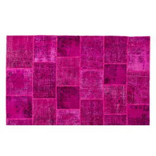 Handmade Patchwork Rug Made from Over-Dyed Vintage Carpets, CUSTOM OPTIONS Av. Handmade Patchwork Rug Made from Over-Dyed Vintage Carpets, CUSTOM OPTIONS Av.