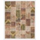 Modern Central Anatolian Handmade Patchwork Rug, Vintage Hand Knotted Oushak Carpet. Home Decor Area Rug