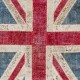 Union Jack British Flag Design Patchwork Rug | Vintage Hand-Knotted United Kingdom Flag Pattern Blue Carpet Union Jack British Flag Design Patchwork Rug | Vintage Hand-Knotted United Kingdom Flag Pattern Blue Carpet