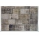 Handmade Patchwork Rug Made from Over-Dyed Vintage Carpets, CUSTOM OPTIONS Av.