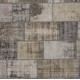 Handmade Patchwork Rug Made from Over-Dyed Vintage Carpets, CUSTOM OPTIONS Av.