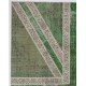 Union Jack British Flag Design Patchwork Rug | Vintage Hand-Knotted United Kingdom Flag Pattern Green Carpet Union Jack British Flag Design Patchwork Rug | Vintage Hand-Knotted United Kingdom Flag Pattern Green Carpet