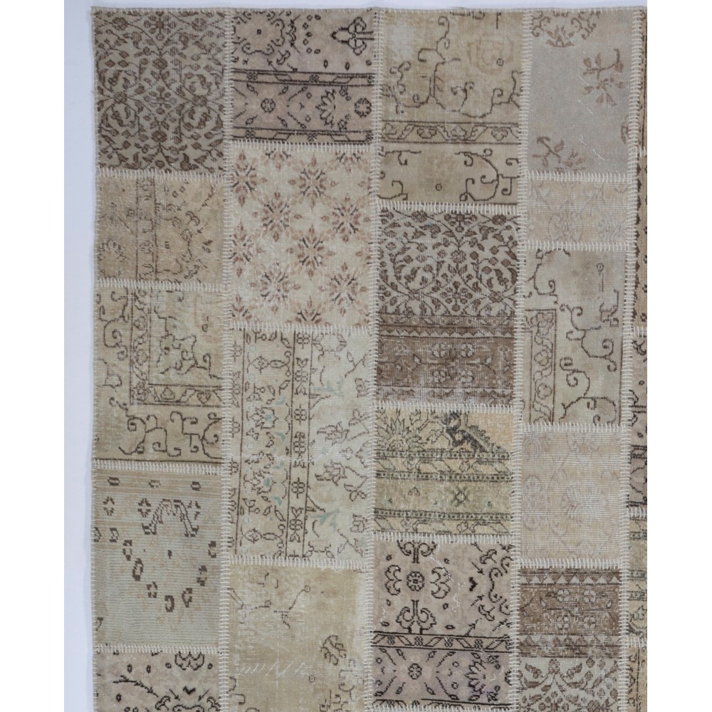 Handmade Patchwork Rug | Authentic Vintage Central Anatolian Carpet Handmade Patchwork Rug | Authentic Vintage Central Anatolian Carpet
