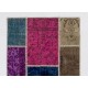 Colorful Handknotted Patchwork Runner Rug for Corridor, Entryway and Hallway Decor | Wool Rug for Kitchen | Stair Rug Colorful Handknotted Patchwork Runner Rug for Corridor, Entryway and Hallway Decor | Wool Rug for Kitchen | Stair Rug