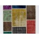 Colorful Handknotted Patchwork Runner Rug for Corridor, Entryway and Hallway Decor | Wool Rug for Kitchen | Stair Rug Colorful Handknotted Patchwork Runner Rug for Corridor, Entryway and Hallway Decor | Wool Rug for Kitchen | Stair Rug