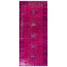 Pink Hallway Runner. Kitchen Rug. Handmade Corridor Rug. Stair Rug. Entryway Rug