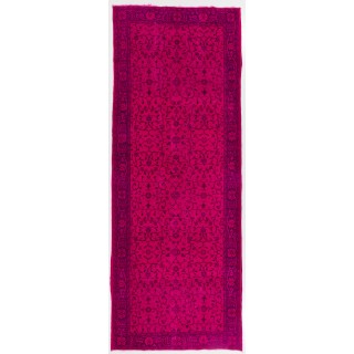 Pink Hallway Runner. Kitchen Rug. Handmade Corridor Rug. Stair Rug. Entryway Rug