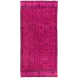 Pink Hallway Runner. Kitchen Rug. Handmade Corridor Rug. Stair Rug. Entryway Rug