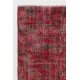 Modern Handmade Red Color Turkish Rug designed by Zeki Muren
