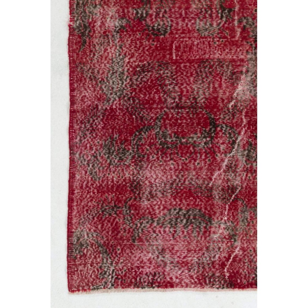 Modern Handmade Red Color Turkish Rug designed by Zeki Muren